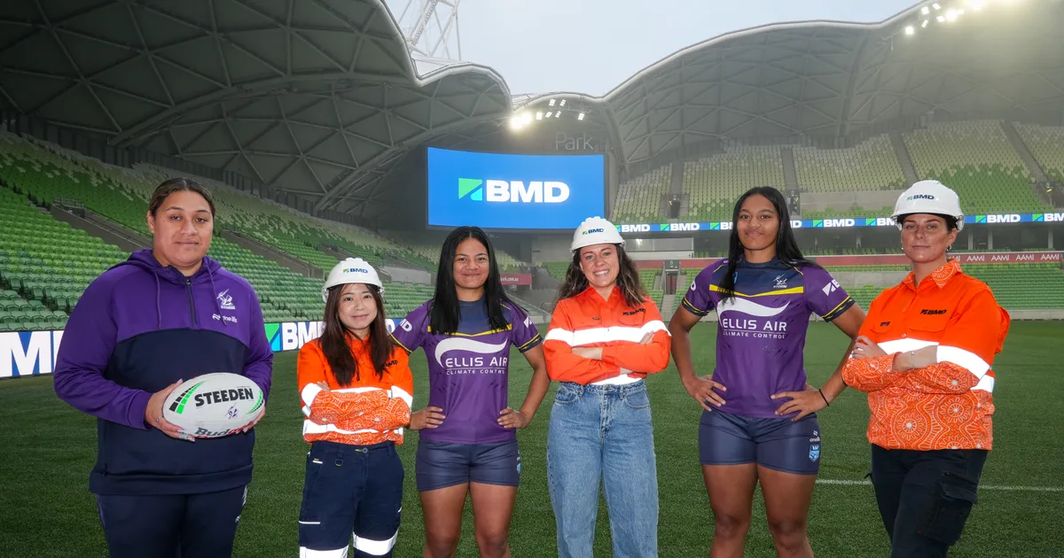 Backing the next generation of women in rugby league with Storm - BMD