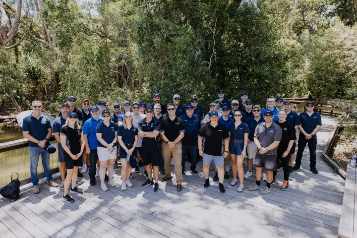 Conversations and connection on Quandamooka Country