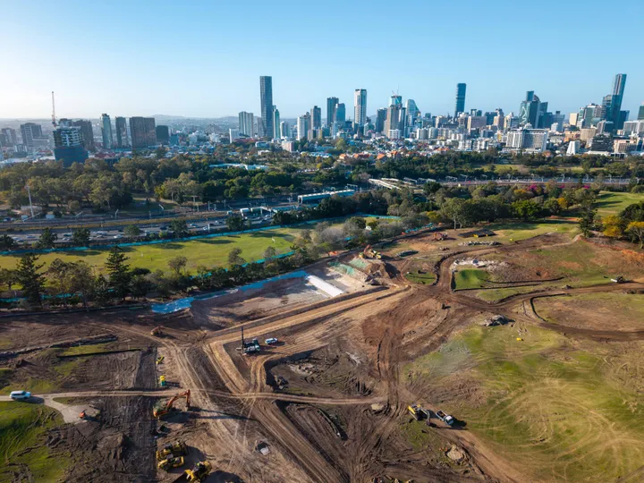 Brisbane Stadium Early Works
